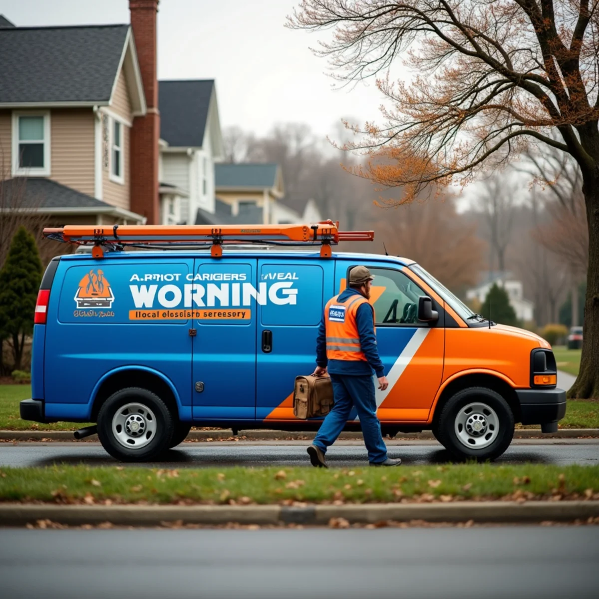 Werth-Aire technician replacing a furnace in a Hampton Township, PA home