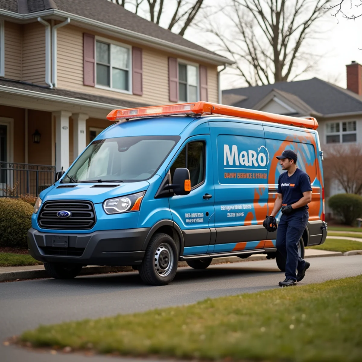 Werth-Aire installing a high-efficiency system in a Mars, PA home